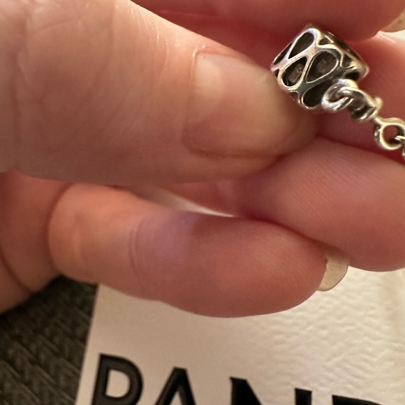 Retired Pandora Raindrop Safety Chain - Picture 2 of 2